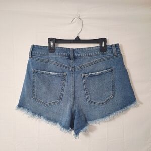 Sincerely Jules Distressed Blue Denim Shorts